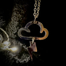 Load image into Gallery viewer, Inazuma- lightning cloud necklace