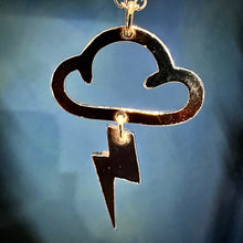 Load image into Gallery viewer, Inazuma- lightning cloud necklace