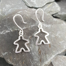 Load image into Gallery viewer, Meeple silhouette earrings