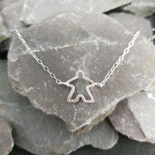 Load image into Gallery viewer, Meeple silhouette family necklace