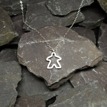 Load image into Gallery viewer, Meeple silhouette pendant