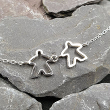 Load image into Gallery viewer, Meeple silhouette family necklace