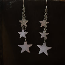Load image into Gallery viewer, Hoshi- Dazzling dangly star earrings