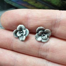 Load image into Gallery viewer, Small succulent stud earrings