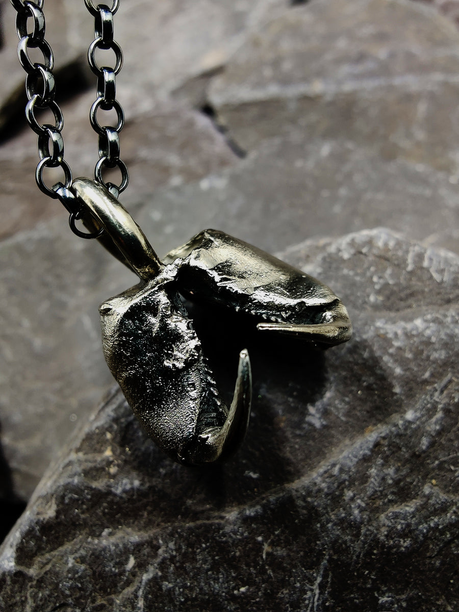 Sterling silver shark hot sale tooth necklace