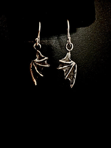 Bat wing earrings