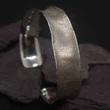 Load image into Gallery viewer, Curved silver cuff