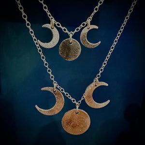 Tsuki - moon phases necklace