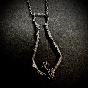 Koeda -twig ring saver necklace