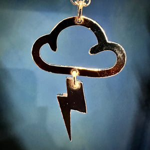 Inazuma- lightning cloud necklace