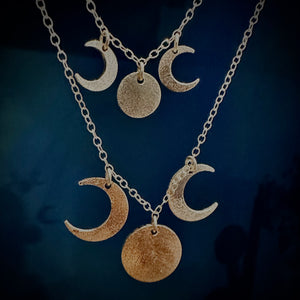 Tsuki - moon phases necklace