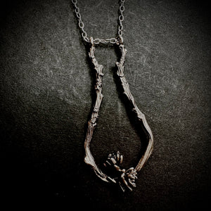 Koeda -twig ring saver necklace