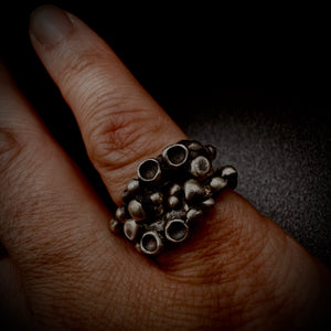 'Umi' - coral ring