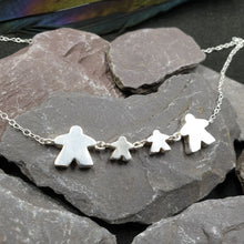Load image into Gallery viewer, Meeple family necklace