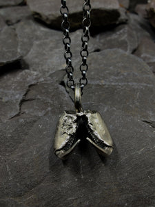 Shukumei- Tarantula mandible necklace