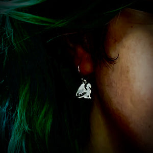 Mini dragon earrings