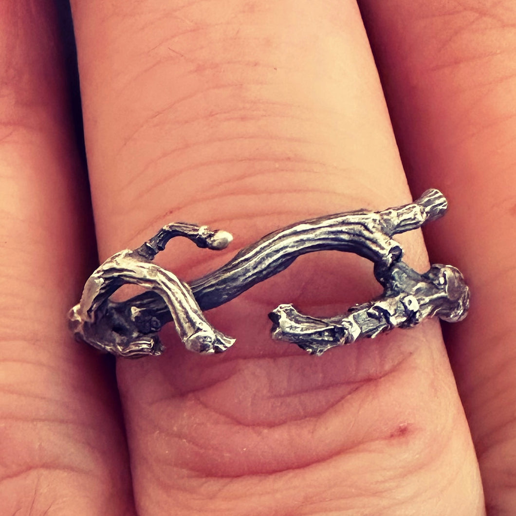 Koeda -twig ring