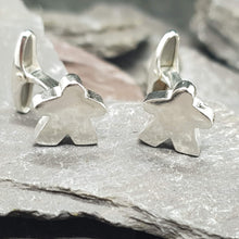 Load image into Gallery viewer, Solid sterling silver Meeple Cufflinks