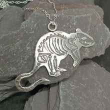 Load image into Gallery viewer, Skeletal Rat necklace