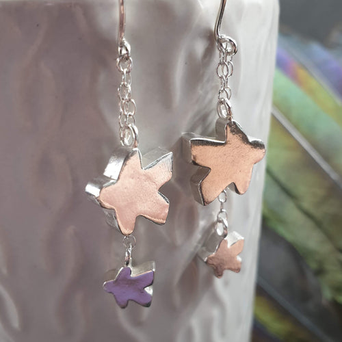 Meeple solid duo earrings
