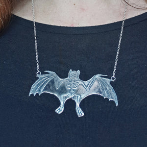 Skeletal Bat necklace