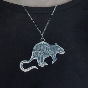 Skeletal Rat necklace
